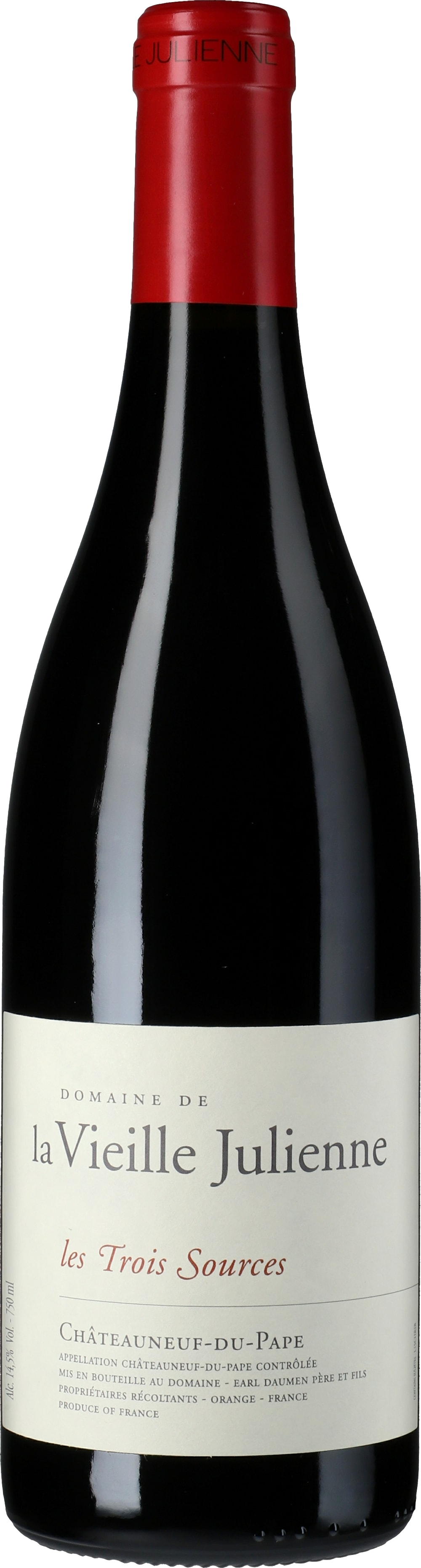 0086156209955 - Vieille Julienne Chateauneuf du Pape les Trois Sources  2015