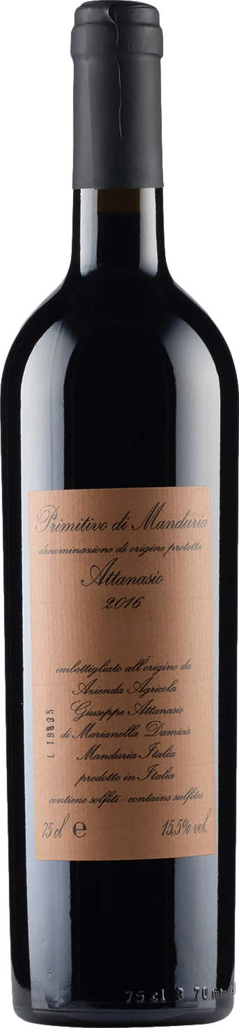 Attanasio  Primitivo di Manduria 2016