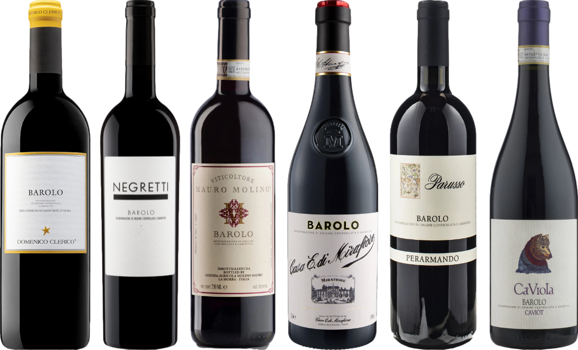 Hochwertiges Barolo Verkostungsset