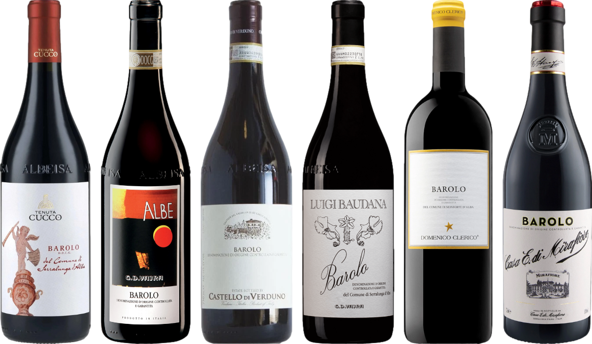 Hochwertiges Barolo Verkostungsset