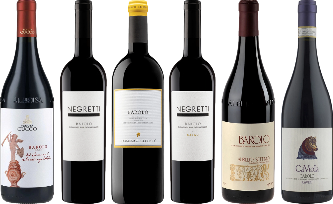 Hochwertiges Barolo Verkostungsset