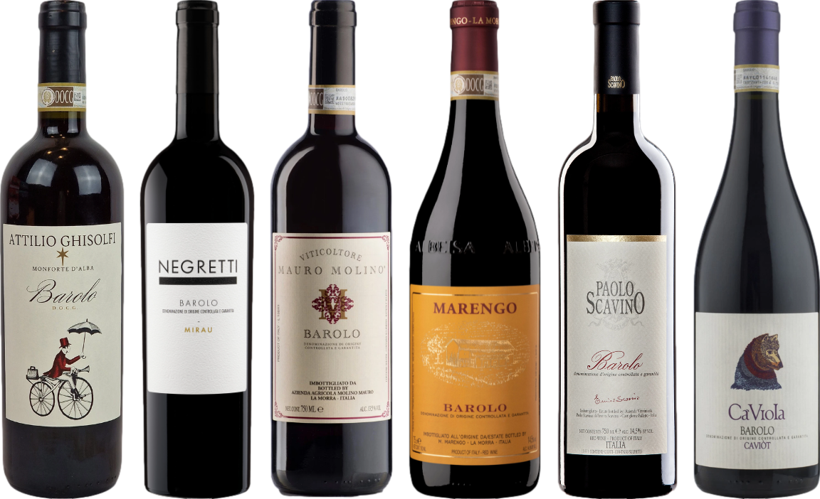Hochwertiges Barolo Verkostungsset