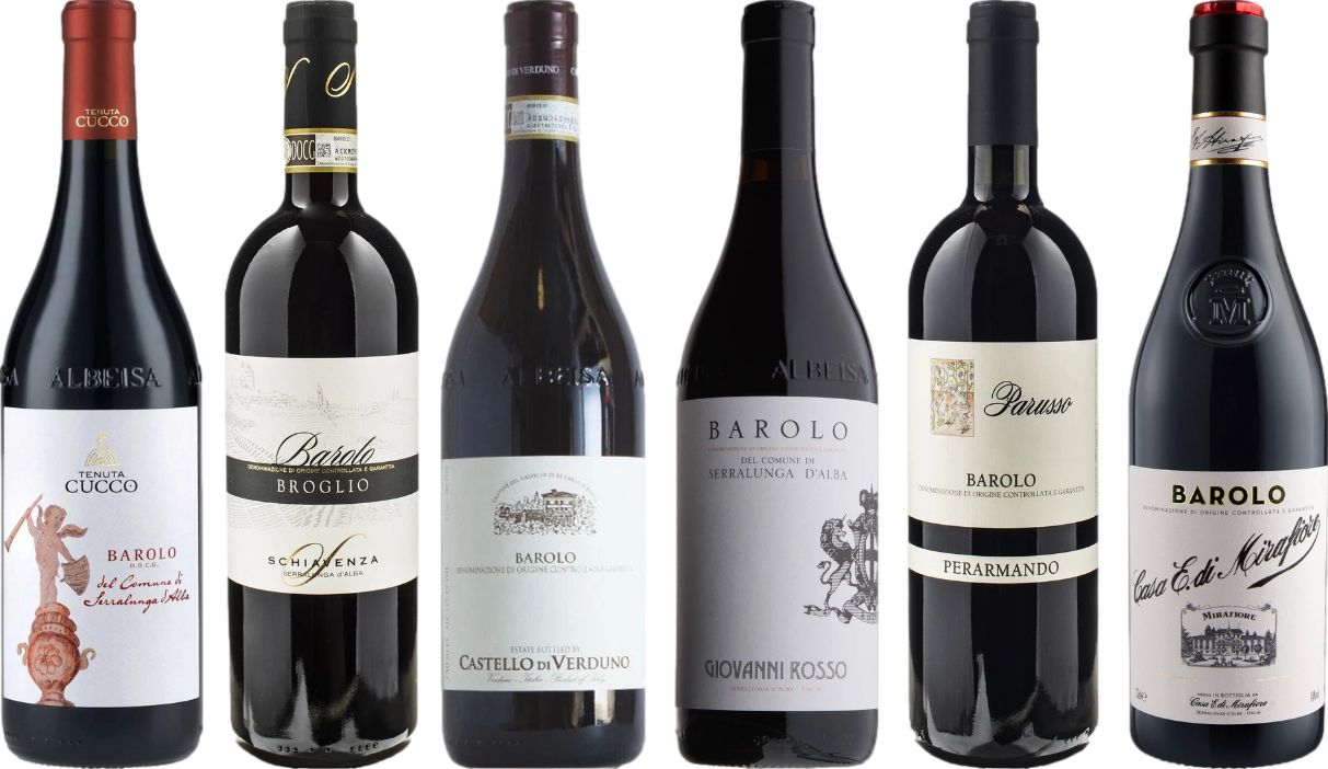 Hochwertiges Barolo Verkostungsset