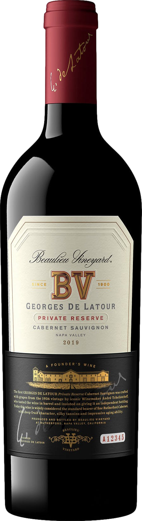 Image of Beaulieu Vineyard Georges de Latour Privat Reserve 2019