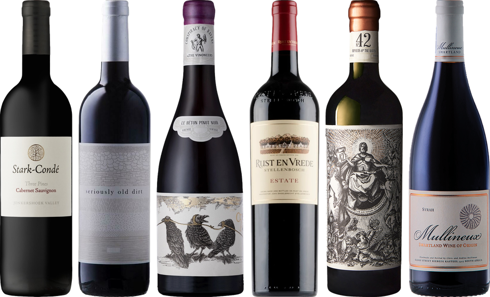 Südafrika  Rotwein Premium Verkostungsset