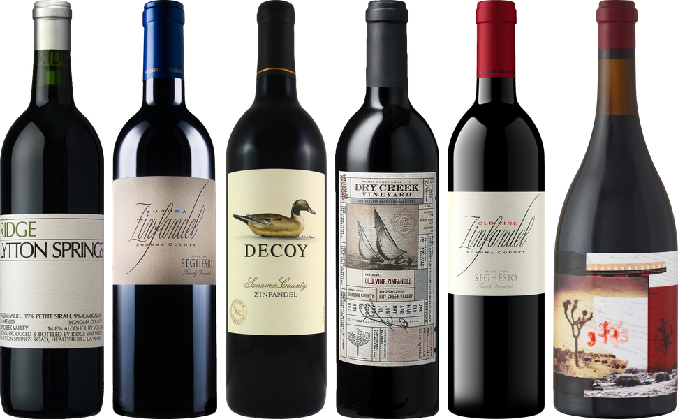 Kalifornien Zinfandel Premium Verkostungsset