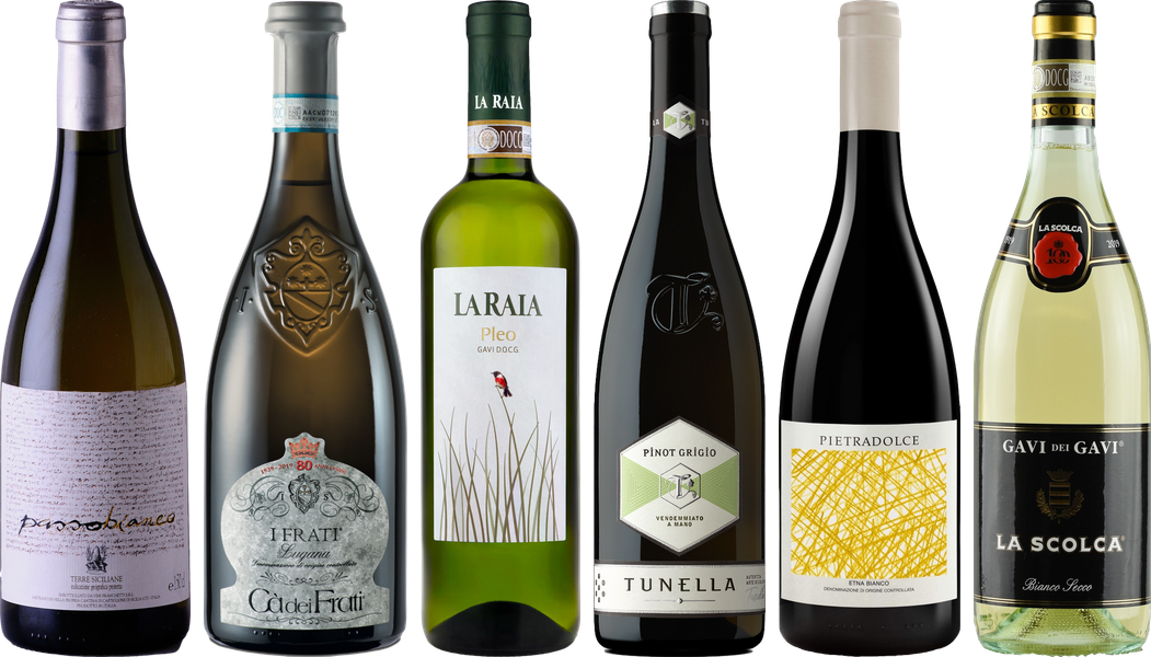 Italienischen Weißwein Premium Verkostungsset