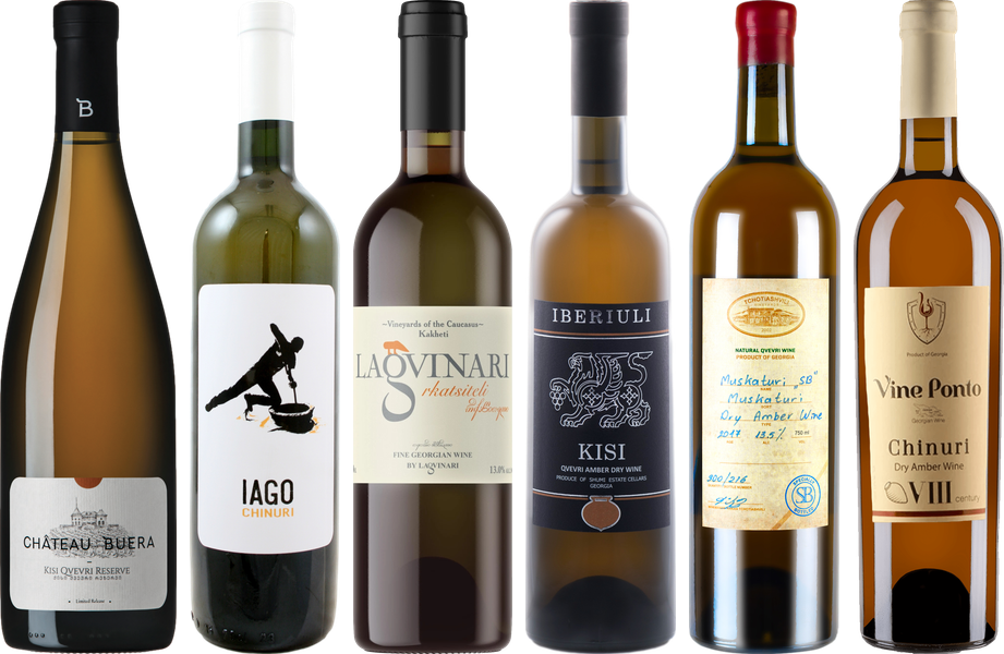 Georgien Orange Amber Wein Premium Verkostungsset