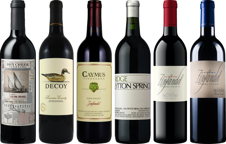 Kalifornien Zinfandel Premium Verkostungsset