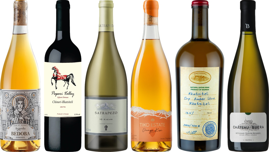 Georgien Orange Amber Wein Premium Verkostungsset
