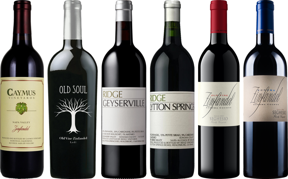 Kalifornien Zinfandel Premium Verkostungsset