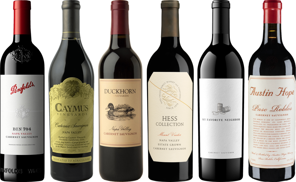 Kalifornien Cabernet Sauvignon Premium Verkostungsset