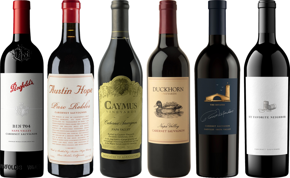 Kalifornien Cabernet Sauvignon Premium Verkostungsset