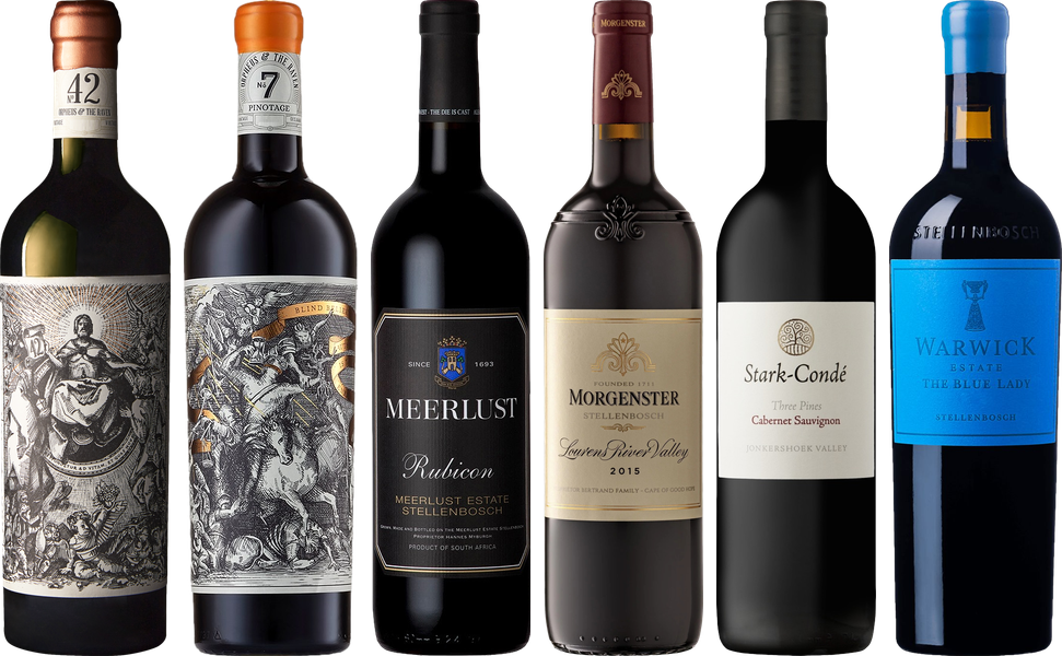 Südafrika Rotwein Premium Verkostungsset