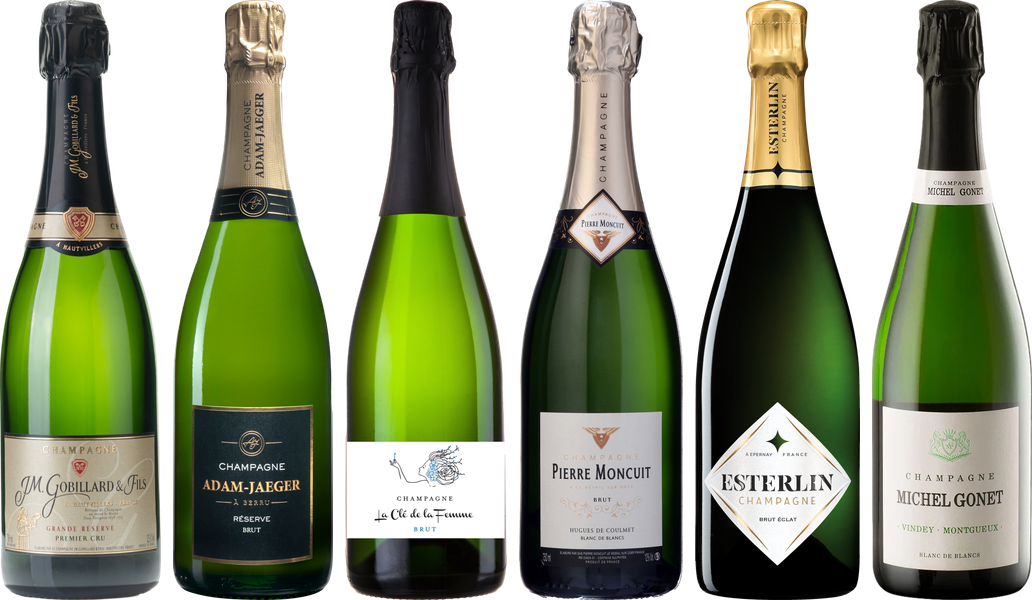 Hochwertiges Champagner-Verkostungsset