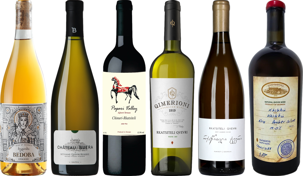 Georgien Orange Amber Wein Premium Verkostungsset