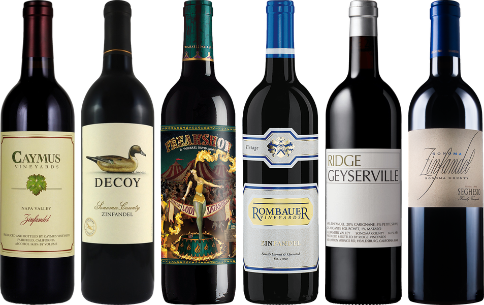 Kalifornien Zinfandel Premium Verkostungsset