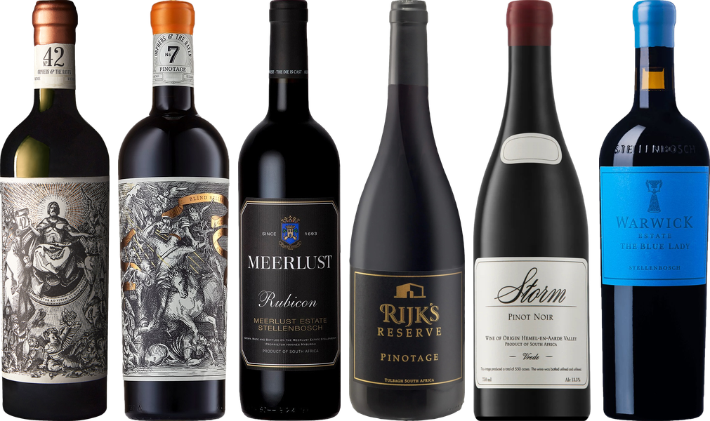 Südafrika  Rotwein Premium Verkostungsset