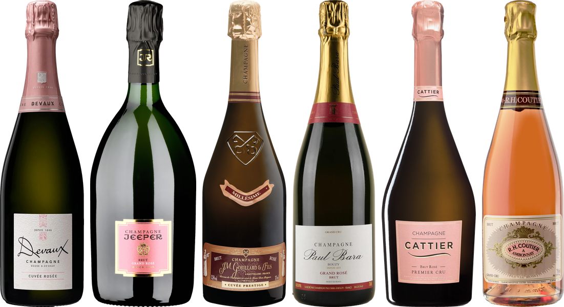 Rosé Champagner-Verkostungsset