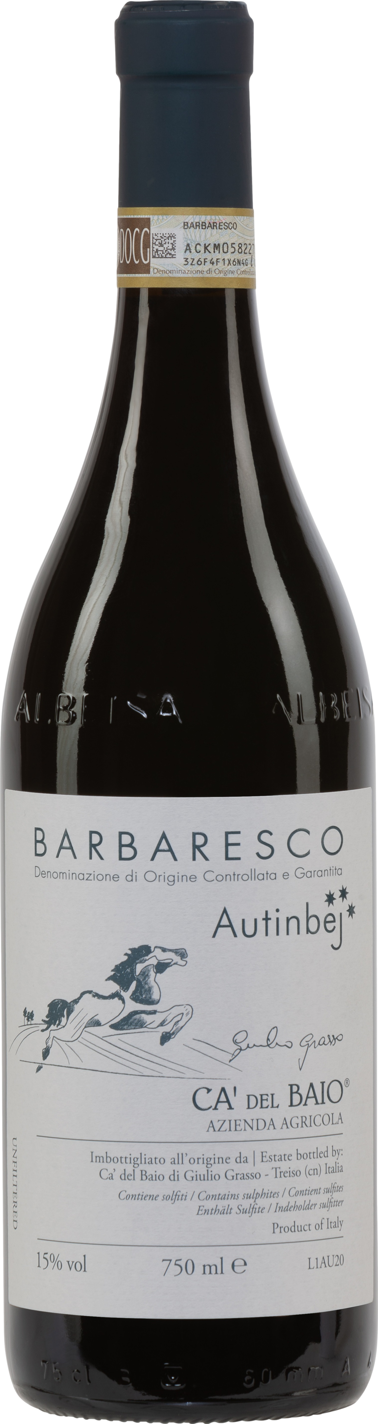 Ca' del Baio Barbaresco Autinbej 2023