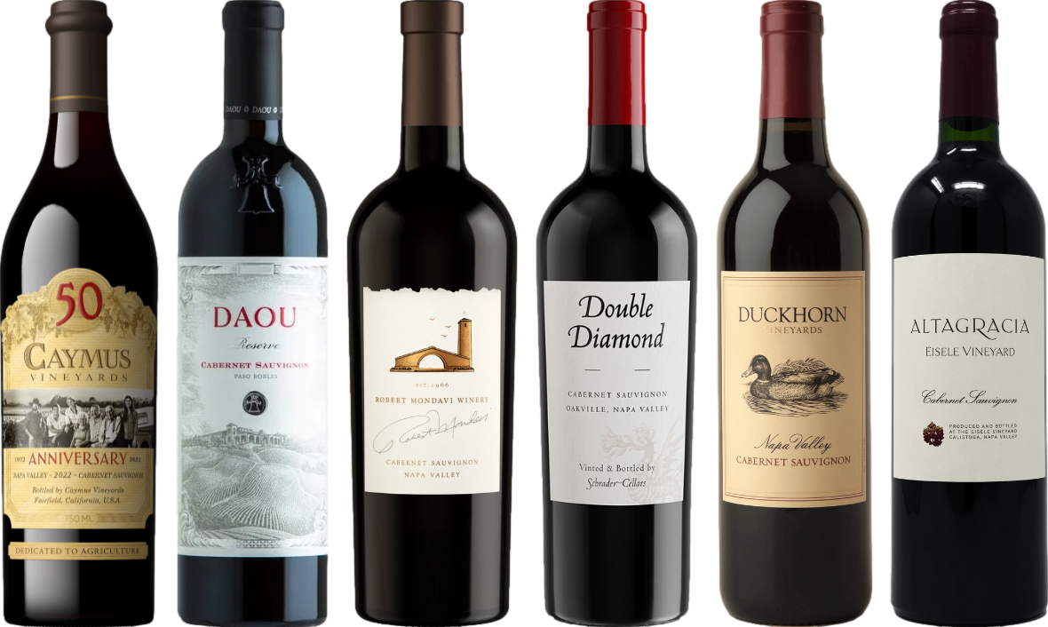 Kalifornien Cabernet Sauvignon Premium Verkostungsset