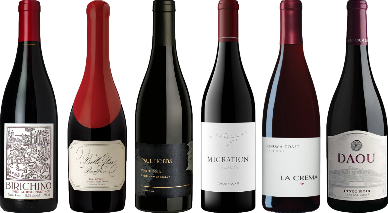 Kalifornien Pinot Noir Premium Verkostungsset