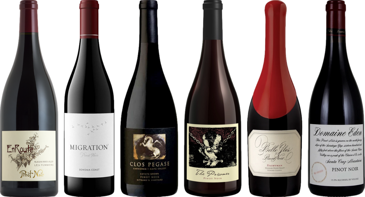 Kalifornien Pinot Noir Premium Verkostungsset