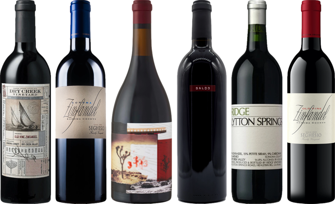 Kalifornien Zinfandel Premium Verkostungsset