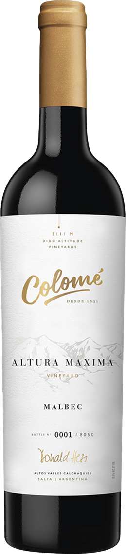 7798104760502 - 2016 Colomé Altura Maxima Malbec Valle Calchaquí Salta