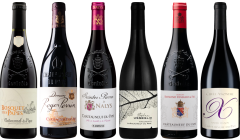 Hochwertiges Chateauneuf du Pape Verkostungsset