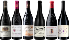 Hochwertiges Chateauneuf du Pape Verkostungsset