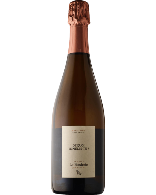 Champagne Domaine la Borderie De Quoi Te Meles Tu Blanc de Noirs Extra Brut