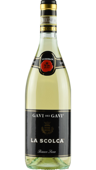 Bottle of La Scolca Gavi dei Gavi 2021 wine 750 ml