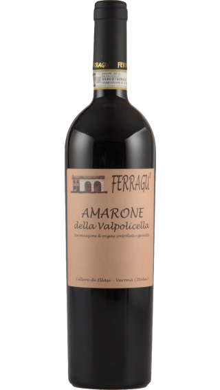 Bottle of Ferragu Amarone della Valpolicella 2015 wine 750 ml