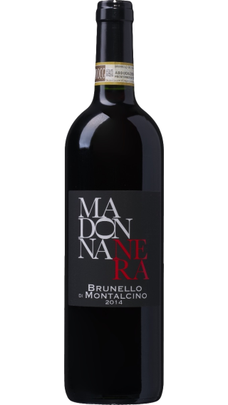 Bottle of Madonna Nera  Brunello di Montalcino 2014 wine 750 ml