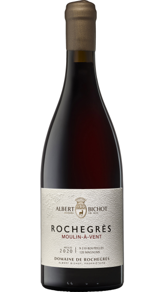 Bottle of Albert Bichot Domaine de Rochegres Moulin-a-Vent 2020 wine 750 ml