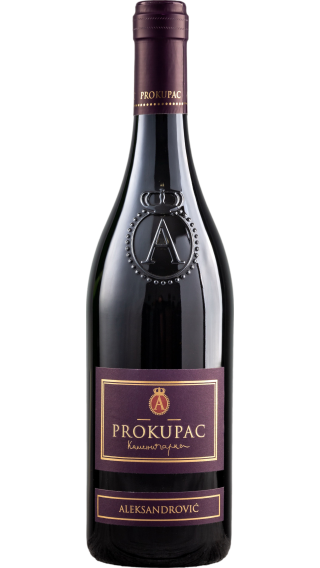 Bottle of Aleksandrovic Prokupac 2021 wine 750 ml