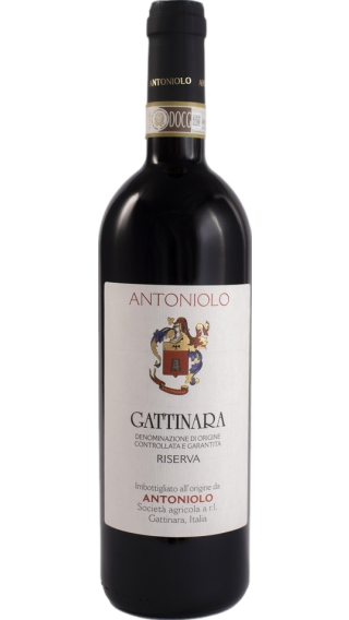 Bottle of Antoniolo Gattinara Riserva 2018 wine 750 ml