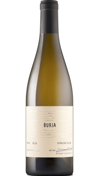 Bottle of Burja Bela 2020 wine 750 ml