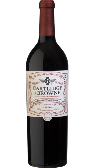 Bottle of Cartlidge & Browne Cabernet Sauvignon 2018 wine 750 ml