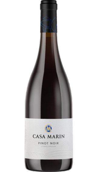 Bottle of Casa Marin Litoral Vineyard Pinot Noir 2019 wine 750 ml