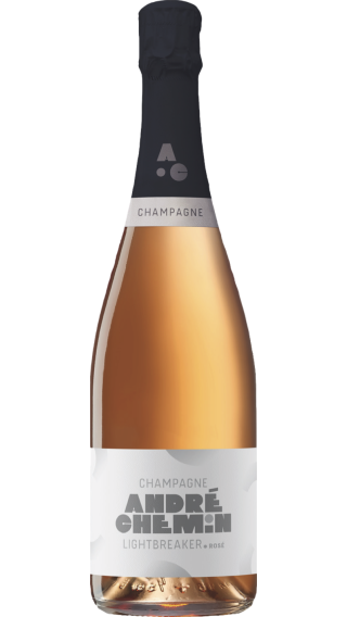 Bottle of Champagne Andre Chemin Lightbreaker Rose Brut wine 750 ml