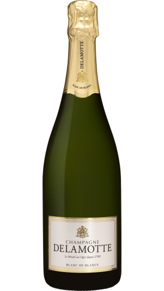 Bottle of Champagne Delamotte Blanc de Blancs Brut 2018 wine 750 ml