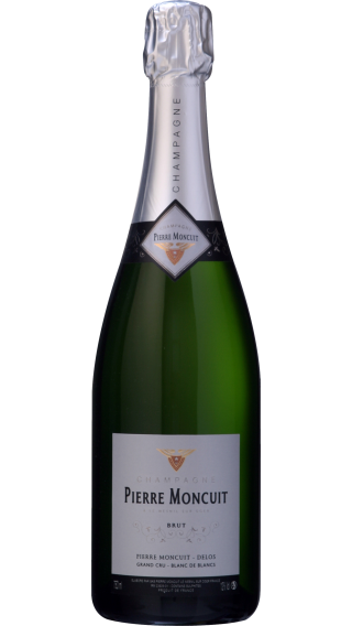 Bottle of Champagne Pierre Moncuit Delos Grand Cru Blanc de Blancs Brut wine 750 ml