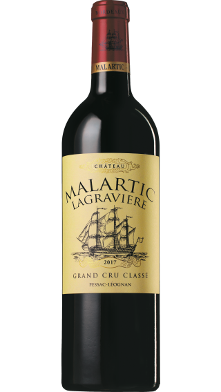 Bottle of Chateau Malartic Lagraviere 2019 wine 750 ml