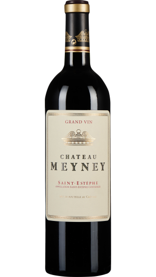 Bottle of Chateau Meyney 2019 wine 750 ml