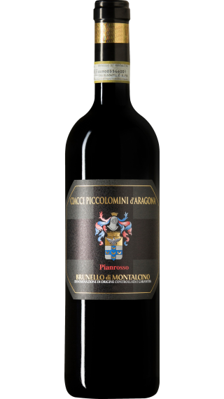 Bottle of Ciacci Piccolomini d'Aragona Pianrosso Brunello di Montalcino 2018 wine 750 ml