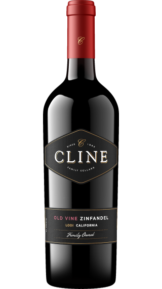 Bottle of Cline Old Vines Zinfandel 2022 wine 750 ml