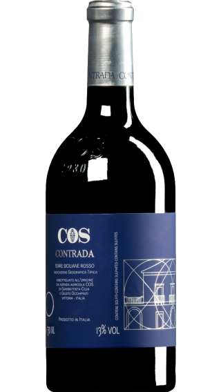 Bottle of COS Contrada Nero d'Avola 2019 wine 750 ml