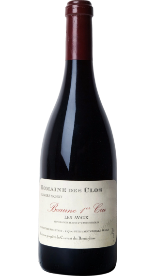 Bottle of Domaine des Clos Beaune Premier Cru Les Avaux 2019 wine 750 ml